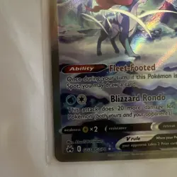 Pokemon TCG Suicune V Crown Zenith Galarian Gallery GG38/GG70 Holo NM - Image 5