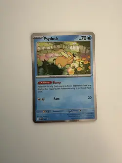 Pokemon TCG Psyduck Mega Evolutions Black Star Promo 007 Near Mint - Image 1