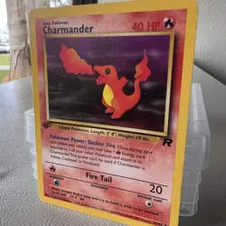 Pokemon TCG Charmander Team Rocket 50/82 Regular 1st Edition - Image 3