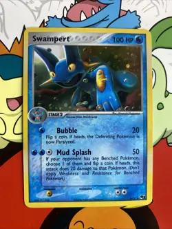 Pokemon TCG Swampert 5/17 Holo Rare POP Series 1 Promo English 2006 MP - Image 1