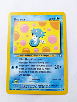Pokemon TCG Horsea Neo Genesis 62 Regular Unlimited Common - - Ujncirculated - Image 1