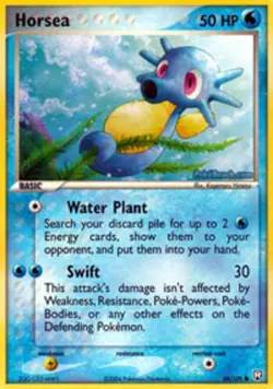Pokemon - Horsea - 58/109 - Common - EX Team Rocket Returns - NM - Image 1