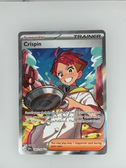 2024 Pokemon Stellar Crown Crispin 164/142 NM - Image 1