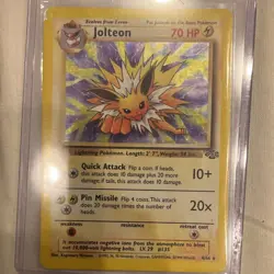 1999 POKEMON JUNGLE 4 JOLTEON-HOLO - Image 1