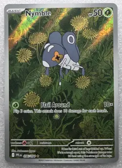 Nymble 96/94 Pokemon TCG Phantasmal Flames Illustration Rare NM Pack Fresh! - Image 1