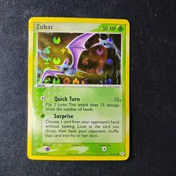 Pokemon TCG Zubat 83/101 Hidden Legends Reverse Holo MP - Image 1