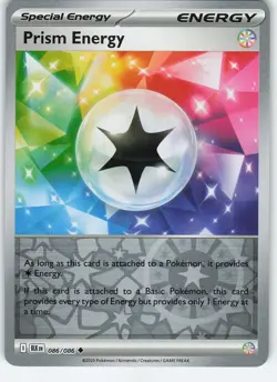 Prism Energy 086/086 Uncommon Reverse Holo SV: Black Bolt NM Pokemon - Image 1