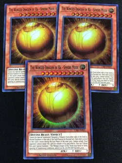 Yugioh The winged Dragon of RA Sphere Mode CIBR-ENSE2 Super X3 (LP) - Image 1