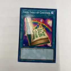 YuGiOh Toon Table of Contents SS04-ENB20 | 1st Edition | Common Spell - Image 1