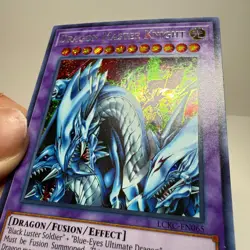 Dragon Master Knight LCKC-EN065 Secret Rare Yugioh Legendary Collection Kaiba LP - Image 2
