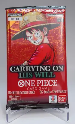 ONE PIECE Cards Game-Carrying On His Will-OP13 Sealed Booster Pack-English - Image 1
