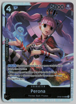 Perona OP06-093 SR Foil Wings of the Captain- English One Piece - Image 1