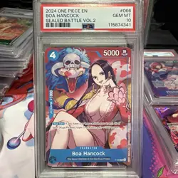 2024 ONE PIECE PROMOS SEALED BATTLE VOL.2 #066 BOA HANCOCK PSA 10 - Image 1