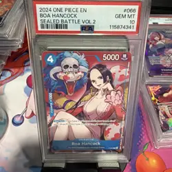 2024 ONE PIECE PROMOS SEALED BATTLE VOL.2 #066 BOA HANCOCK PSA 10 - Image 3