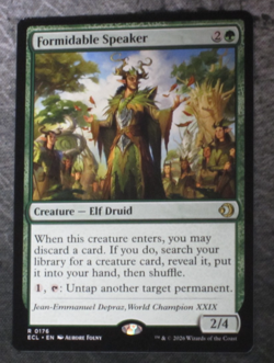 Formidable Speaker NM/M | Lorwyn Eclipsed Magic: The Gathering MTG R 0176 - Image 1