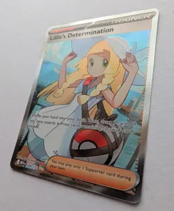 Lillie's Determination 169/132 Mega Evolutions Near Mint Pokemon Trainer Card - Image 3