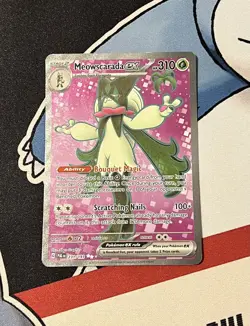Pokemon TCG Meowscarada ex 231/193 Sv02: Paldea Evolved Holo NM - Image 2