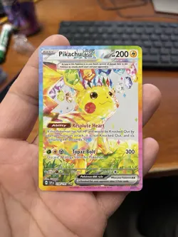 Pikachu EX SIR 238/191 Surging Sparks Near Mint Condition Pokemon Tcg - Image 1