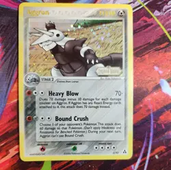 Pokemon TCG EX Legend Maker Aggron 2006 Stamped Reverse Holo, 2/92, LP Condition - Image 1