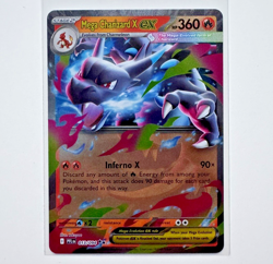 Mega Charizard X ex 013/094 Phantasmal Flames Double Rare Holo Pokemon Card - A - Image 1