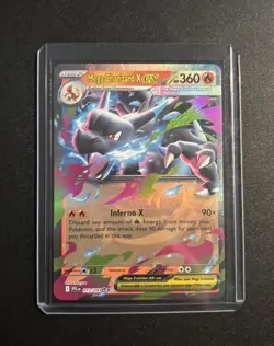 Pokemon TCG: Phantasmal Flames - Mega Charizard X ex (013/094) Double Rare Holo - Image 1