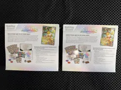 Pokemon TCG Prismatic Evolutions Elite Trainer Box ETB Factory Sealed Lot of 2 - Image 2