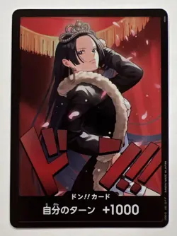 One Piece Heroines Edition DON!! Boa Hancock Foil Japanese Card NM - Image 1