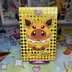 Box Hit Gold Holo Eevee Poncho Jolteon Let’s Go Eevee Card Database - Image 1