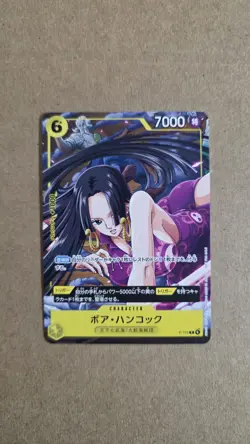 Bandai One Piece Card Game Boa Hancock Character P-115 7000HP 6 Cost Regular - Image 1
