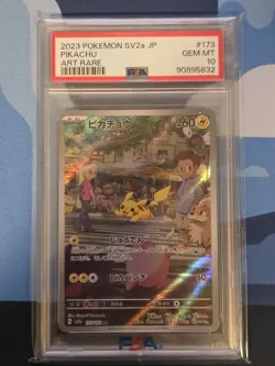 PSA 10 Pikachu 173/165 Sv2a: Pokemon Card 151 Holo (Japanese) - Image 1