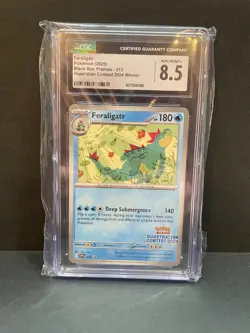 Feraligatr Promo Cards 213 Illustration Contest 2024 Edition CGC Nm/mint 8.5 - Image 1