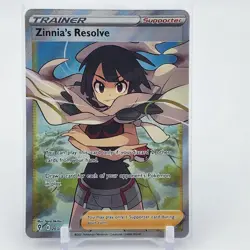 Zinnia’s Resolve - 203/203 - Ultra Rare - Evolving Skies - Pokemon Card - NM/M - Image 1