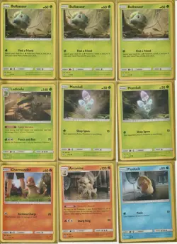 Pokemon 36 Card Lot Sun & Moon ERA Holo/Reverse Holo /Rare Detective Pikachu set - Image 2