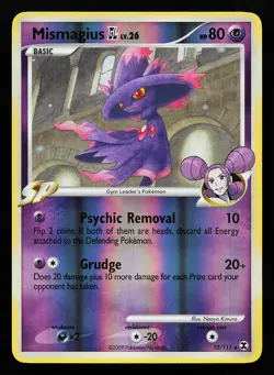 Mismagius GL 10/111 Reverse Holo Rare Rising Rivals Pokemon Card - Image 1