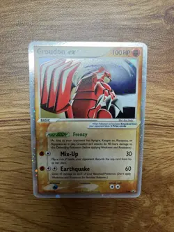 Pokemon TCG Groudon ex EX Crystal Guardians Holo Rare 038/100 EX 100HP Card - Image 3