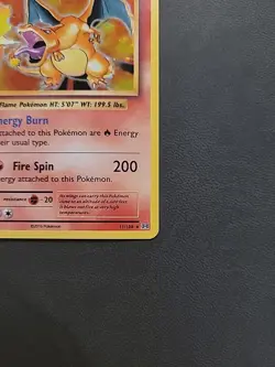 Pokemon TCG Charizard Evolutions Holo Rare Card 2016 11/108 NM - Image 3