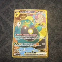Pokemon TCG Ionos Bellibolt ex 188/159 Journey Together Gold Hyper Rare Card - Image 1