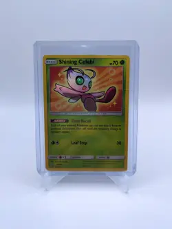 Pokemon Card Shining Celebi SM79 Black Star Promo - Damaged+ - Image 1
