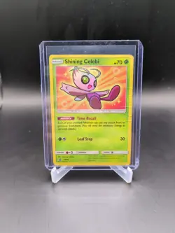 Pokemon Card Shining Celebi SM79 Black Star Promo - Damaged+ - Image 3