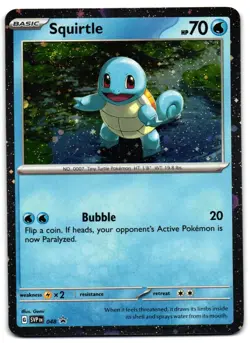 Squirtle 048 - Scarlet & Violet Promo Pokemon TCG - NM Card - Image 1