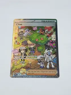 Pokemon TCG Clive 236/091 Paldean Fates Special Illustration Rare Card SIR NM/M - Image 1