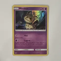Pokemon Mimikyu 58/147 SM-Burning Shadows Rare Holo 70 HP TCG Card - Image 1