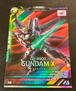 Gundam ARSENAL BASE Card GUNDAM X BANDAI JAPAN UT05-015 M - Image 1