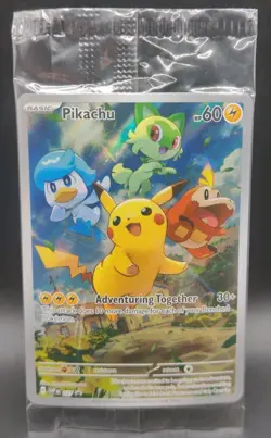 Pikachu 027 Sv: Scarlet & Violet Promo Cards Holo Sealed Pokemon TCG NM. - Image 1