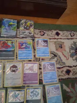 Pokemon Lot Of 72 Shining Fates Cards. 8 V Cards And 64 Holos. NM. - Image 5