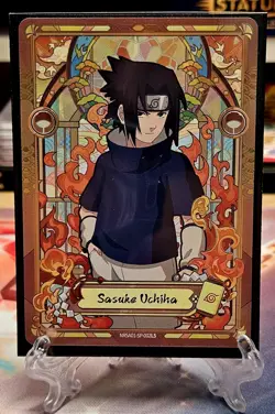 Sasuke Uchiha NARUTO NRSA01-SP-002L5 Naruto Kayou Card - ENGLISH - Heaven Scroll - Image 1