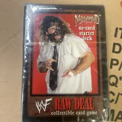 2000 WWf CCG Mankind 61-Card Starter Decks factory sealed box - Image 1