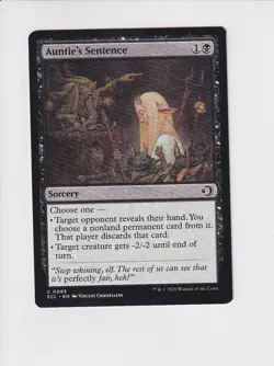 MAGIC THE GATHERING MTG LORWYN ECLIPSED AUNTIE'S SENTENCE (#3) - Image 1