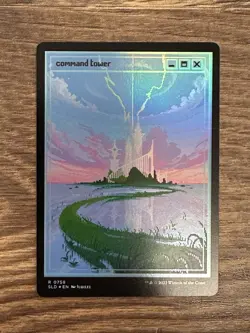 Command Tower TEXTLESS NM MTG Magic Secret Lair Pixel Art - Image 1