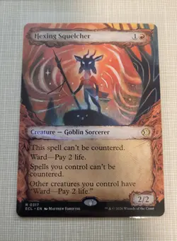 SHOWCASE Hexing Squelcher R 317 - Lorwyn Eclipsed MTG ECL Rare - Image 1